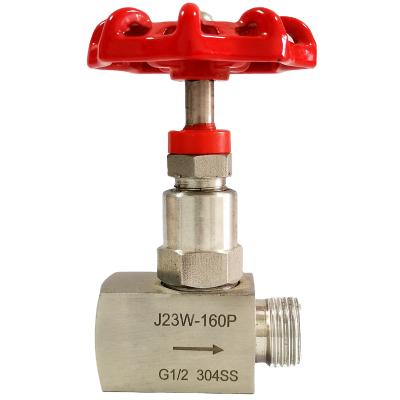 China NPT thread instrument ss304 general high pressure internal external precision needle valve for sale