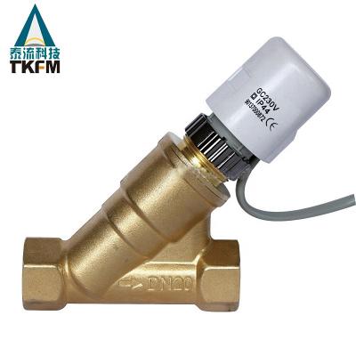 China General China Hot Sale 2 Way Dynamic Balancing Brass Ceramic Ball Valve SR204 AC24V 110V 220V j Manufacturer for sale