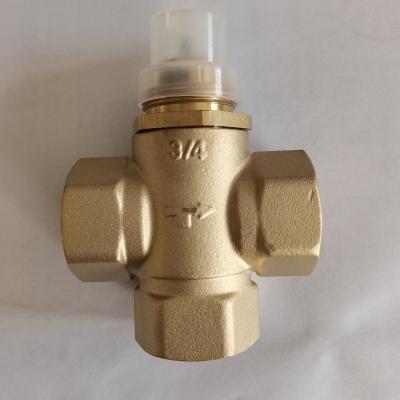 China Central HVAC FCU Air Conditioning Fan Three Way Coil Solenoid Brass Valve for sale