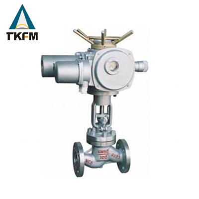 China General good sale high pressure steel asme b16.34 motorized globe control valve DN 50 400 for sale