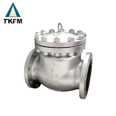 China 4 Inch ANSI Swing Check Valve Price General Class 600 j Flange 304 h44h for sale