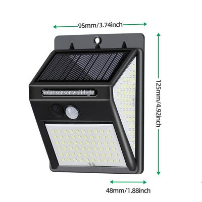 China Solar Power Led Pir Motion Sensor Lighting Garden 140 Custom Bright Outdoor Garden Kids Night Lamp Corner Wall Light for sale