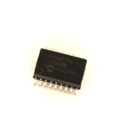 China New original PIC16F716-I/SO standard microcontroller IC 8 bit 20MHz 3.5KB SOIC-14 Flash IC 128B RAM for sale