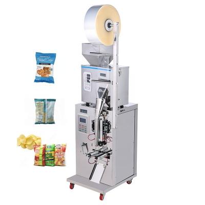 China High Efficiency Automatic Intelligent Weight Nuts Snack Packing Potato Chips Nitrogen Filling Flushing Packing Machine for sale