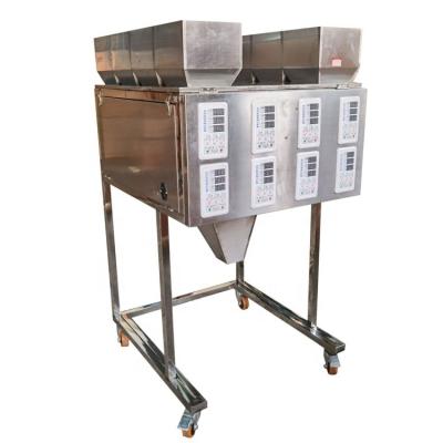 China Factory High Yield Automatic Vertical 5 Or 6 Straight 8 Large Funnel Grains Granules Granules Powders Or Weighing Filling Machine for sale