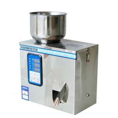 China Easy Operation Professional Semi Automatic Machinery Plant Food Granule Powder Weighing Filling Machine For Stand Up Pouch And Bottle for sale