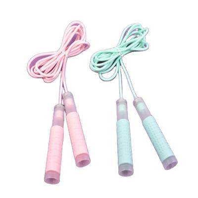 China Wholesale New Style Durable High Quality Silicone Handle Jump Rope For Speed ​​Training for sale