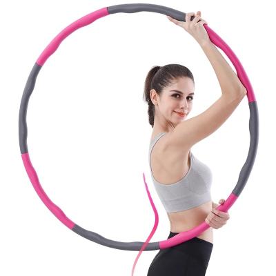 China Portable Polynesian Dance Ring Wholesale Detachable Fitness Waist Training Fitness Hoops for sale