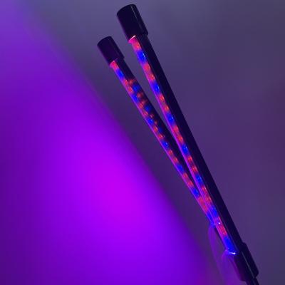 China Amazon Hot Sales 20W Flexible Indoor Adjustable Plant Growth Light Led 2 Heads Clip Flexible Led Plant Grow Light for sale