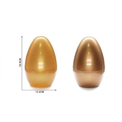 China Egg Shaped 10 Inch Large Empty Plastic Easter Surprise Eggs Capsule for sale