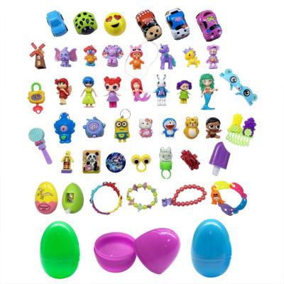 China Plastic Children's Toys 6*4.2CM Surprise Egg Capsule Toys With Multi Design Toys for sale