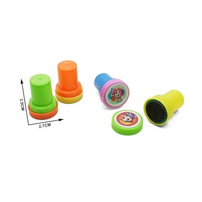 China Innovative Plastic Cartoon Seal Stamp Toys With Ink Mini Toys For Children Educational Toys for sale