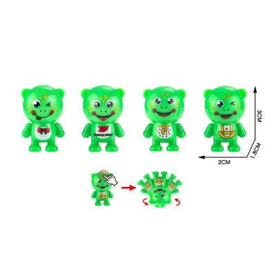 China Children's Toys Cartoon Frog Doll Tumbler Roly Poly Toys For Kinder Joy Surprise Egg for sale