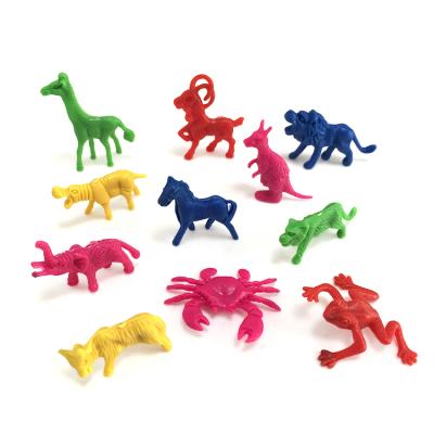 China Mini Animals Toy Mini Animal Small Plastic Figurine Model Toys For 45mm Capsule for sale