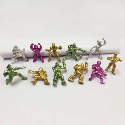 China Mini Toy Street Fighter Metallic Luster 11 Small Plastic Figure Model Toys for sale