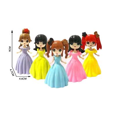 China Cute Plastic Princess Doll Statue Toys Beauty Girls Children Toys For Promotional for sale