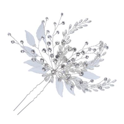 China Eco-friendly Wholesale Handmade Women Hair Accessory Hair Pins For Bridal Wedding Hair Clips Accessories for sale