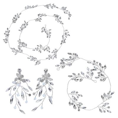 China Rhinestone Crystal Wedding Headband Bridal Headpieces Princess Handmade European Fashion Fancy Girls Hair Decoration for sale