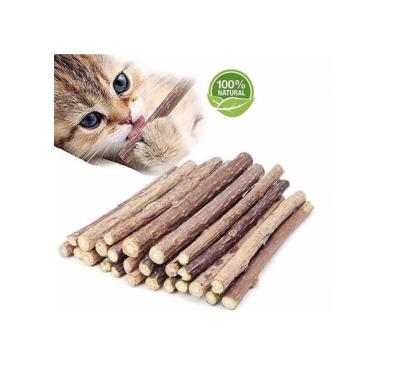 China Leyou pet cat teetch cleaning stick silvervine matatabi viable stick for sale