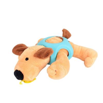 China Leyou Viable Pet Plush Dog Chew Voice Toys for sale