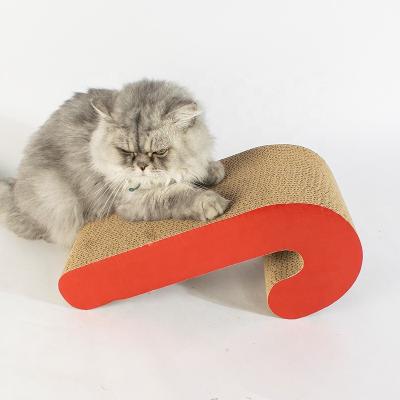 China Viable Amazon Cat Scratcher Cardboard Pre-Christmas Sales Gifts 2 in 1 Toy Shower Chat for sale