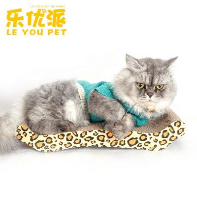 China Wholesale High Quality Leyou Sustainable Pet Sofa Model Cat Scratcher With Catnip for sale