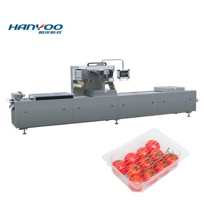 China DPS-420 Automatic Thermoforming Packing Machine Vacuum Meats/Vegetable/Fruits/Seafood/Nuts/Food Skin Packing Te koop