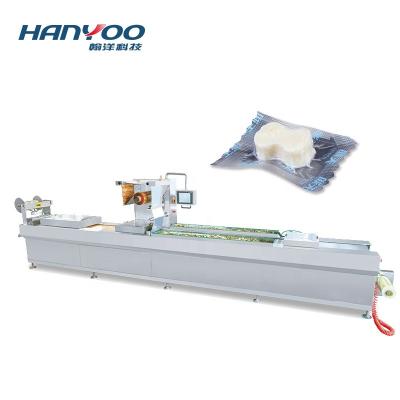 China DPS-320/420/520 Thermoforming vacuum packing packaging machine for Jam MAP Automatic Vacuum Skin Pack Machine Te koop