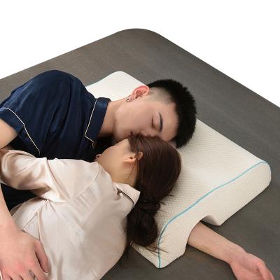 China Antistatic Couples Pillow-Chinese Grade Orthopedic Cervical Head Stroking Couples Satin Sleep Pillow Memory Foam Anti Wrinkle for sale