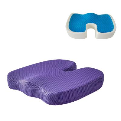 China Anti-Static U Shape Cushion With Cool Inflatable Gel-3D Mesh Fabric Cover-Cooling Breathable Honeycomb Donut Inflatable Seat Cushion for sale