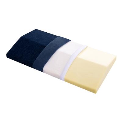 China Anti-Static Triangle Wedge Bolster Wedge Pillow Shaped Inflatable Bed Bolster Thai Folding Triangle Pillow for sale