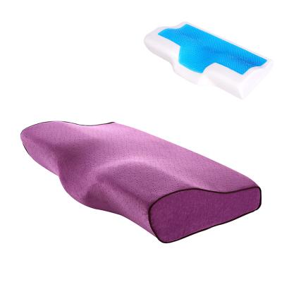 China Cooling Anti Snoring Pillow Aqua Silica Gel Baby Gel Memory Foam Cervical Pillow Anti Static Butterfly Shape Anti Snore Cool Wrinkle Anti for sale