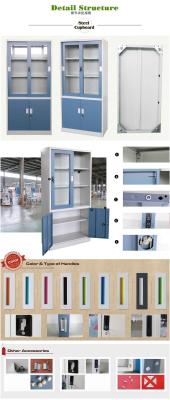 China steel office furniture steel cabinet storage FYD-W019,H1850XW900XD400mm,KD structure for sale