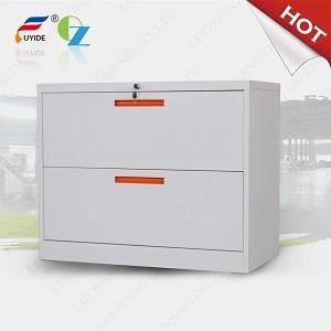 China 2 DRAWER LATERAL filing cabinet for office,H730XW900XD452mm,white color,in stock for sale