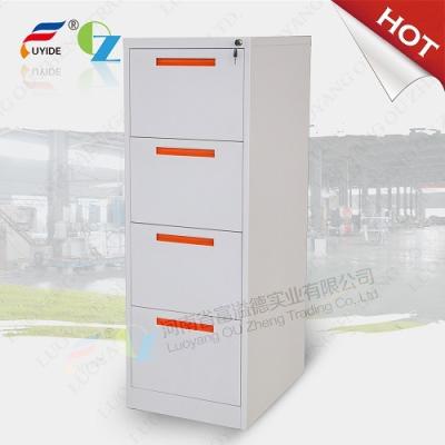 China Heavy duty vertical filing cabinet with 4 drawer, powder coating for sale