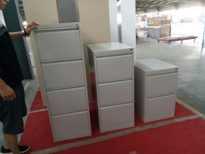 China 4 drawer filing cabinet steel roll cold sheet material light grey color,H1330XW452XD620mm for sale