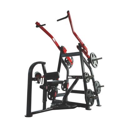 China Comfortable Fitness Equipment Weight Lifting Commercial Gym Use Flat Loaded Free Weight With Low Lat Pulldown Row for sale