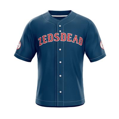 China Breathable China Custom Polyester Stitcged New York Baseball Team Jersey for sale