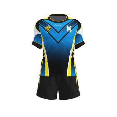 China Durable Quick Dry Anti-UV Sweat Breathable Mens Rugby Set For Adults for sale