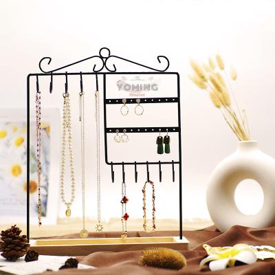 China Jewelry Display Rack Jewelry Display Rack Ring Jewelry Earings Display Rack For Store For Window Display Video Selling Prop for sale