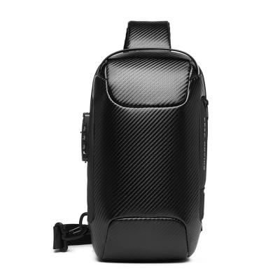 China Water Registance Shockproof Dustproof Black Cross - Body Shoulder Bag Cheat Daypack Backpack Anti Theft Sling Bag For Men for sale