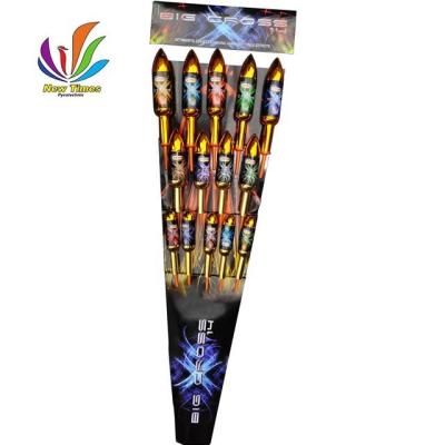 China Bright Plastic Tube Sky Bottle Consumer Fireworks With Amazing Effect for sale