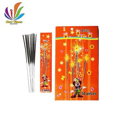 China Iron Wire Shape Hand Held Sparklers 7 Inch For New Year Celebration for sale