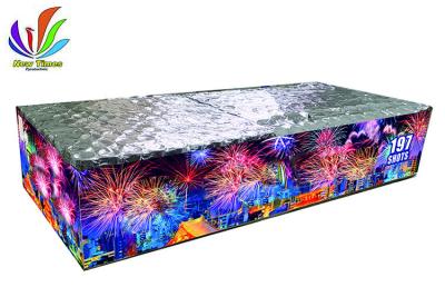 China Fan Shape 197 Shots Compound Consumer Cake Fireworks for sale