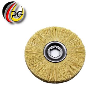 China Used in metal surface treatment and Custom Tampico Logo Wheel Tampico Wheel Polishing Polishing Polishing Tools for Abrasive Wheel Polish for sale