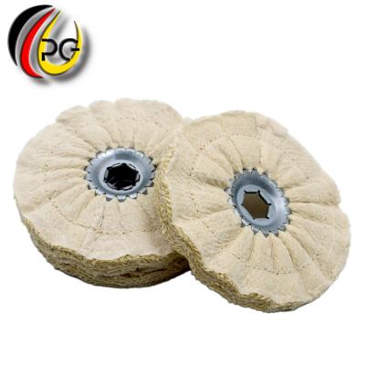 China Used in metal surface treatment and polishing custom diameter 100-220mm polishing stainless steel wheel sisal cotton grinding polishing wheel for sale