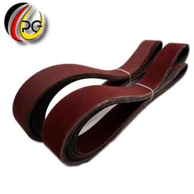 China Durable OEM ODM Designers Abrasive Roll Polyester Polishing Sanding Belt/Cotton Belt For Nonferrous Metal for sale