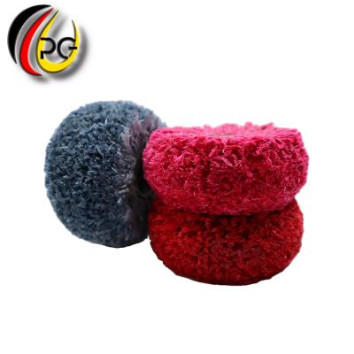 China Used in metal surface treatment and polishing factory custom 25 - 50mm thickness polishing wheel sisal rope brush for sale