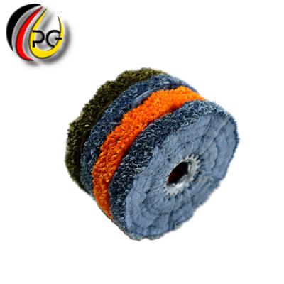 China Used in metal surface treatment and polishing private label clip core used in metal surface treatment and polishing wheel sisal cotton polishing polishing wheel for sale