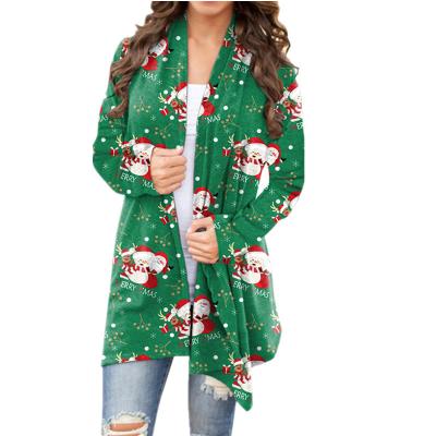 China 2021 Women's Breathable Cardigan For Winter Cardigan Women's Christmas Clothes for sale